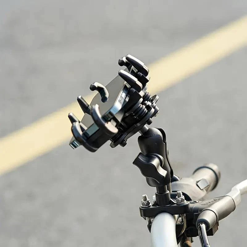 Support Téléphone Guidon Moto - Fixation Résistante et Universelle - Support Innovant