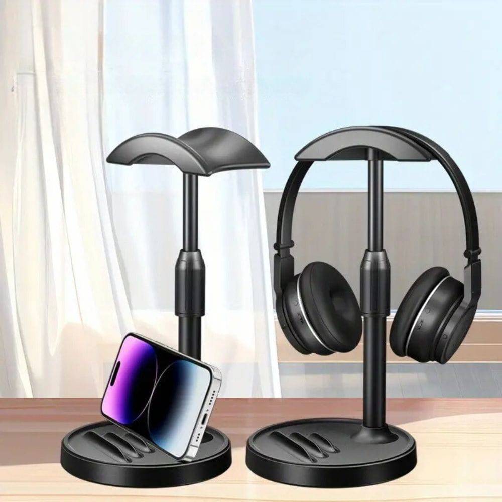 Support de Casque Ergonomique avec Base Antidérapante - Support Innovant