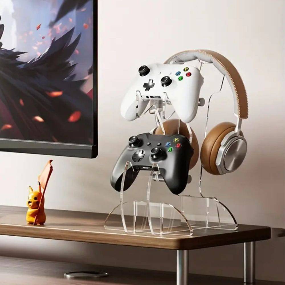 Support Universel pour Manettes et Casque Gaming - Support Innovant
