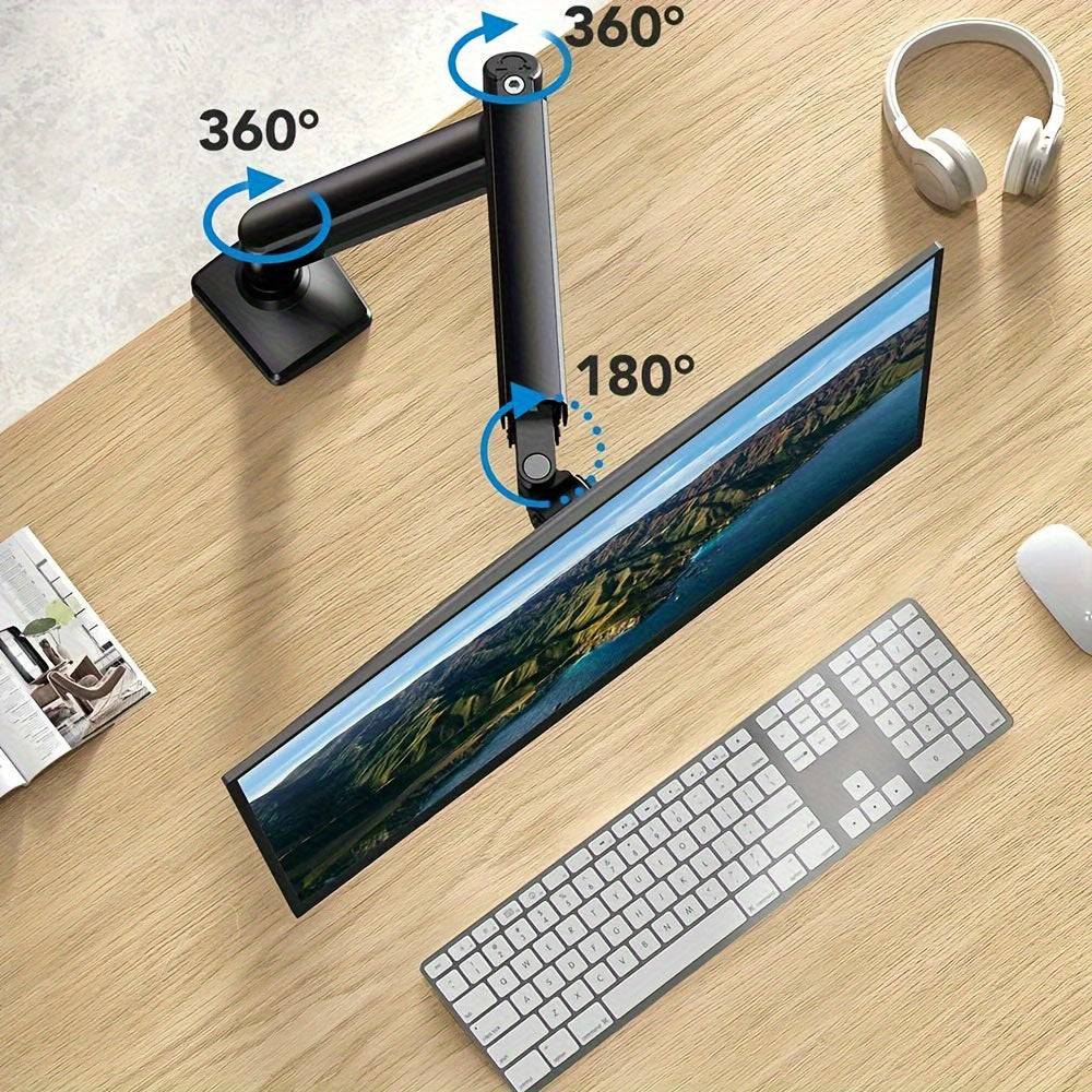 Support ergonomique de moniteur réglable avec rotation 360° - Support Innovant