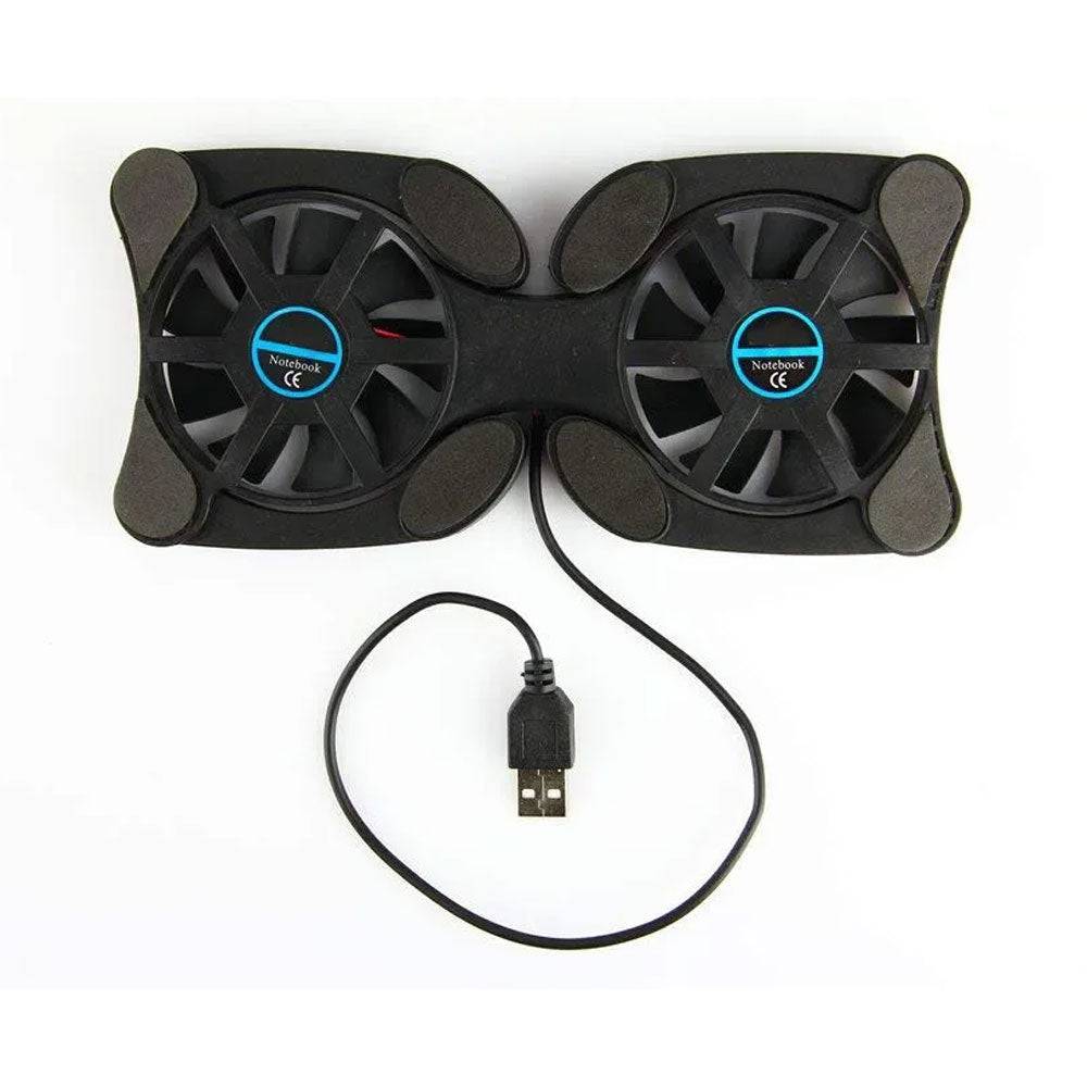 Mini support de refroidissement pour ordinateur avec double ventilateur - Support Innovant