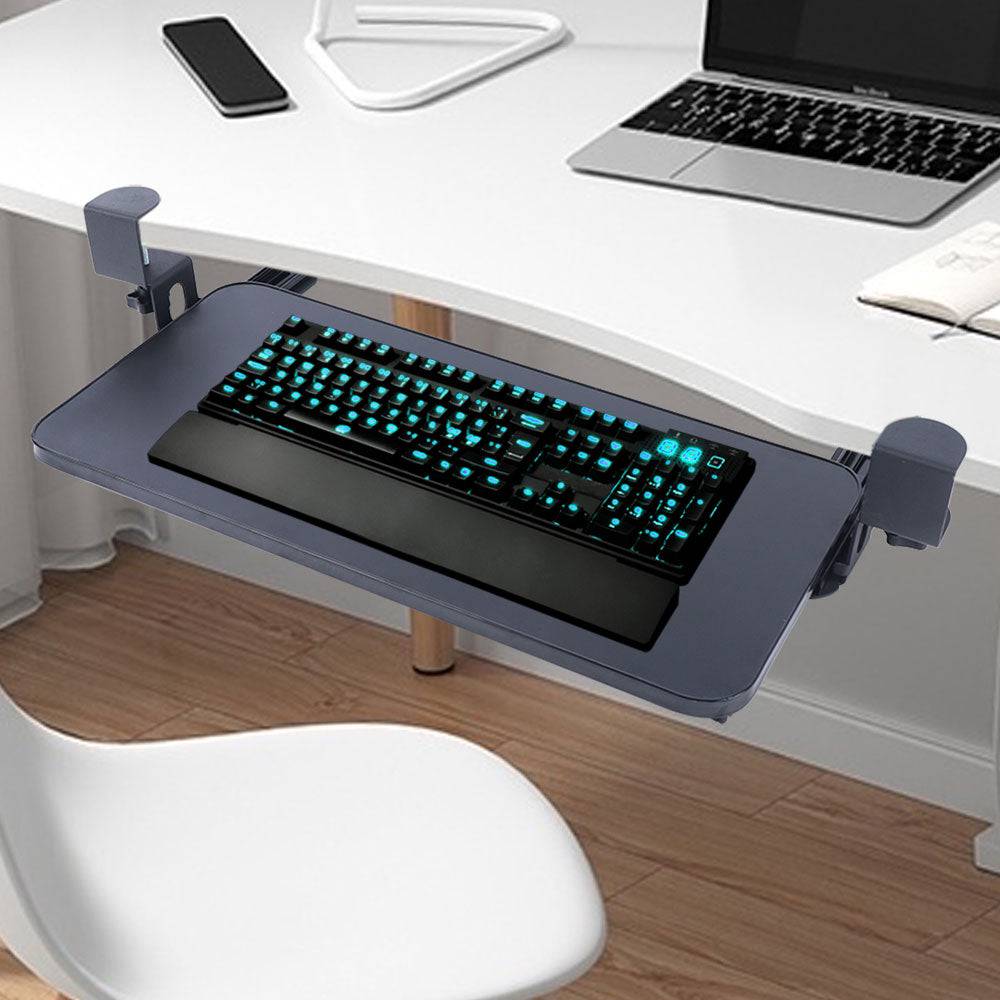 Support Coulissant de Clavier Ergonomique pour Bureau - Support Innovant