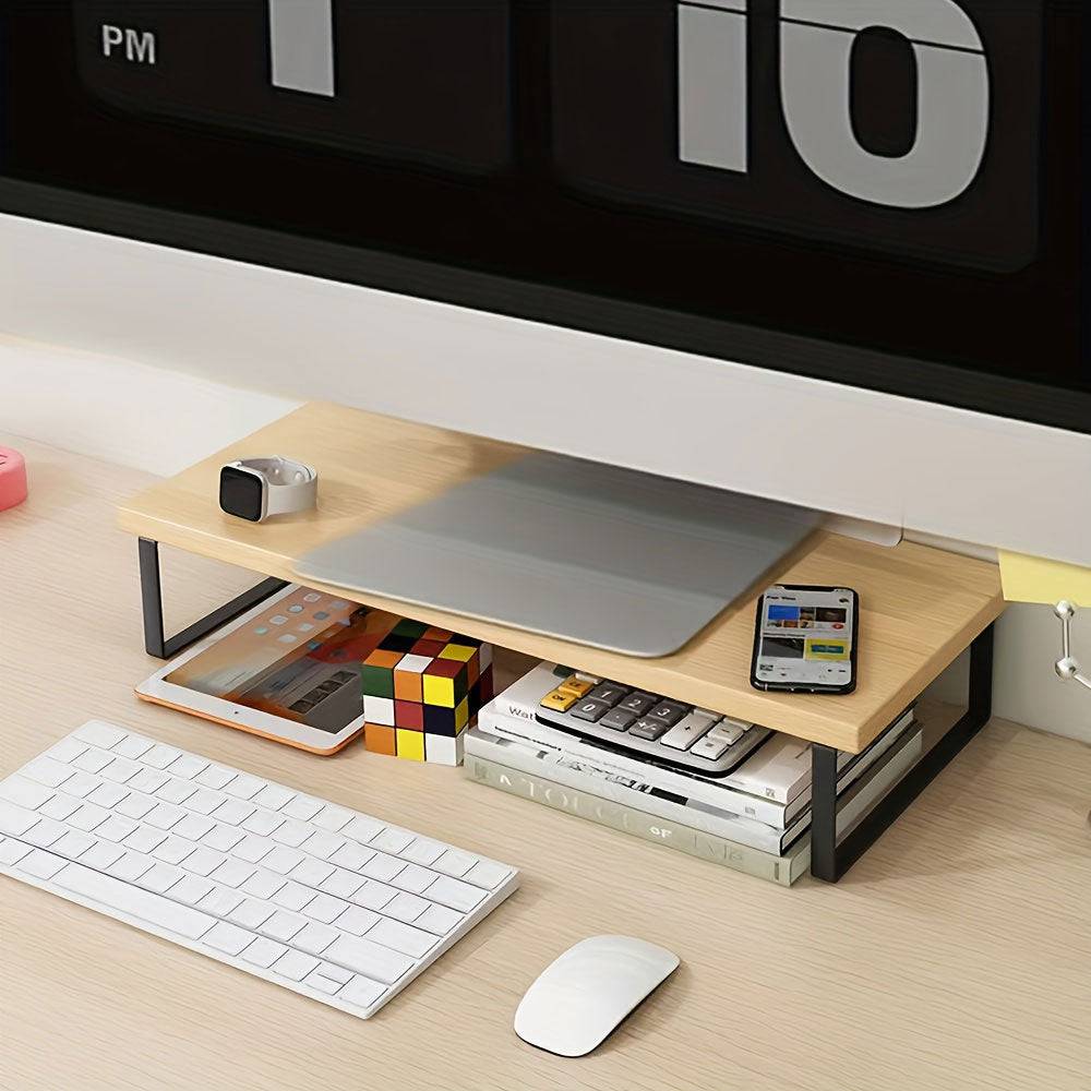 Support Ergonomique pour Écran d'Ordinateur - Gain de Place - Support Innovant