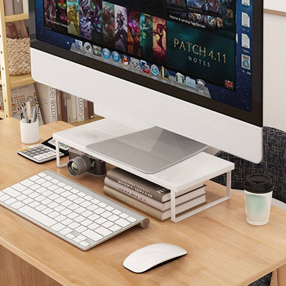Support Ergonomique pour Écran d'Ordinateur - Gain de Place - Support Innovant