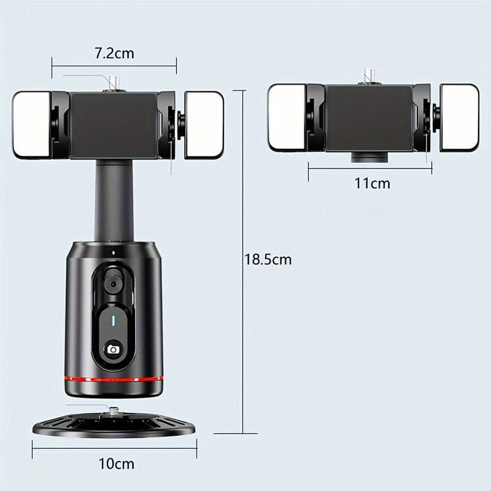 Support Rotatif Intelligent pour Smartphone avec Lumière LED - Support Innovant