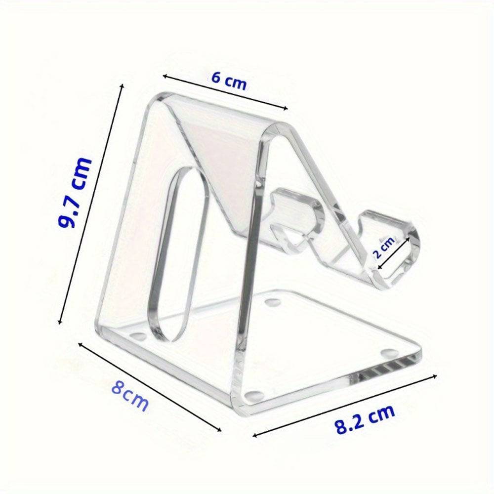 Support Téléphone Ergonomique en Acrylique pour Bureau - Support Innovant