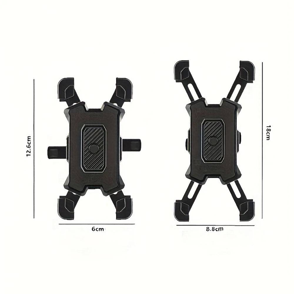 Support Téléphone Moto Ultra-Sécurisé - Fixation Anti-Choc - Support Innovant