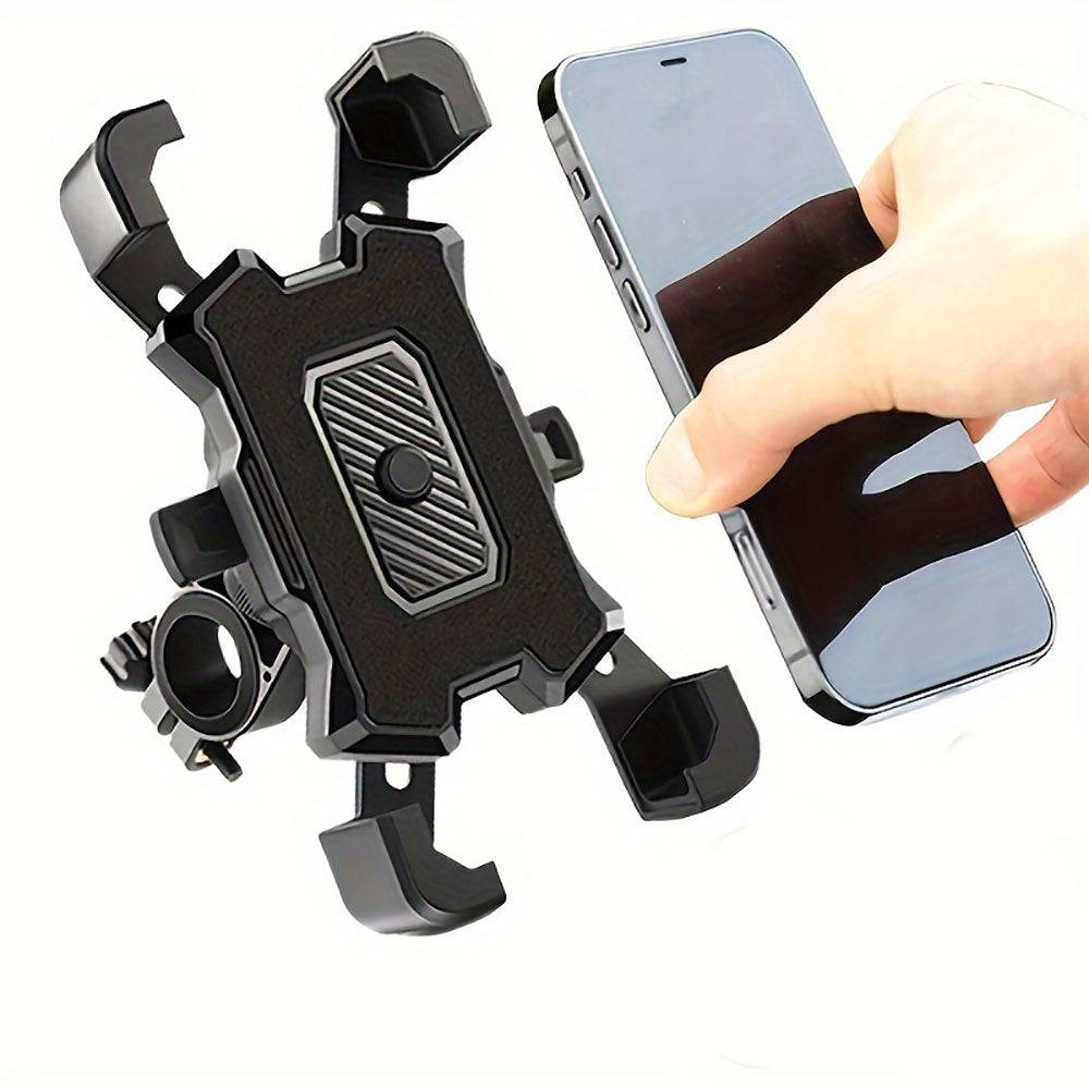 Support Téléphone Moto Ultra-Sécurisé - Fixation Anti-Choc - Support Innovant