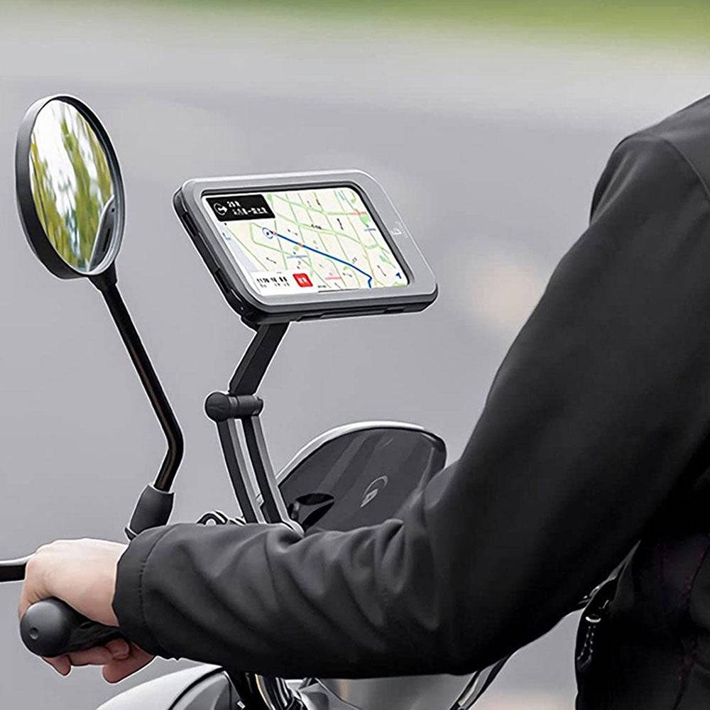 Support Téléphone Moto Universel, Fixation Guidon et Rotation 360° - Support Innovant