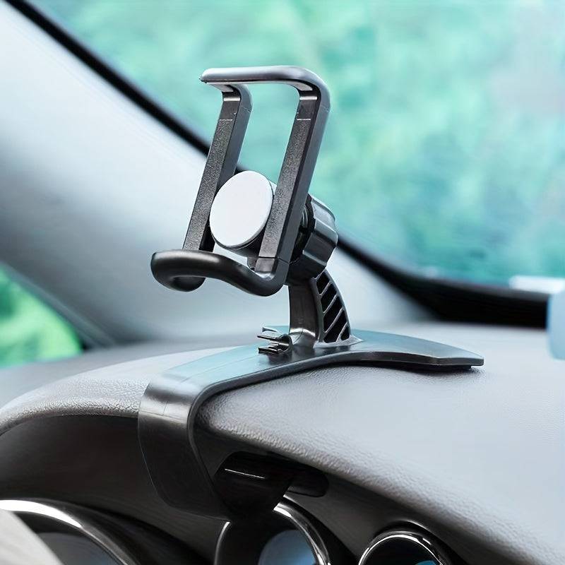 Support Téléphone Voiture Ajustable, Fixation Tableau de Bord - Support Innovant