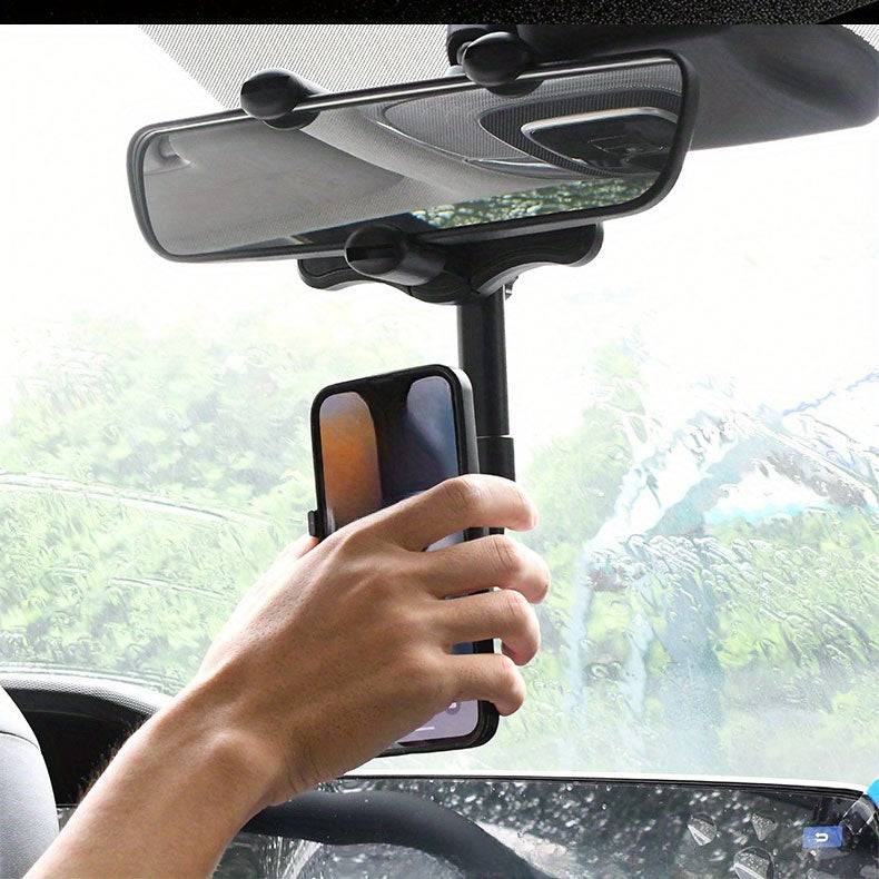 Support Téléphone Voiture Universel avec Fixation Rétroviseur - Support Innovant
