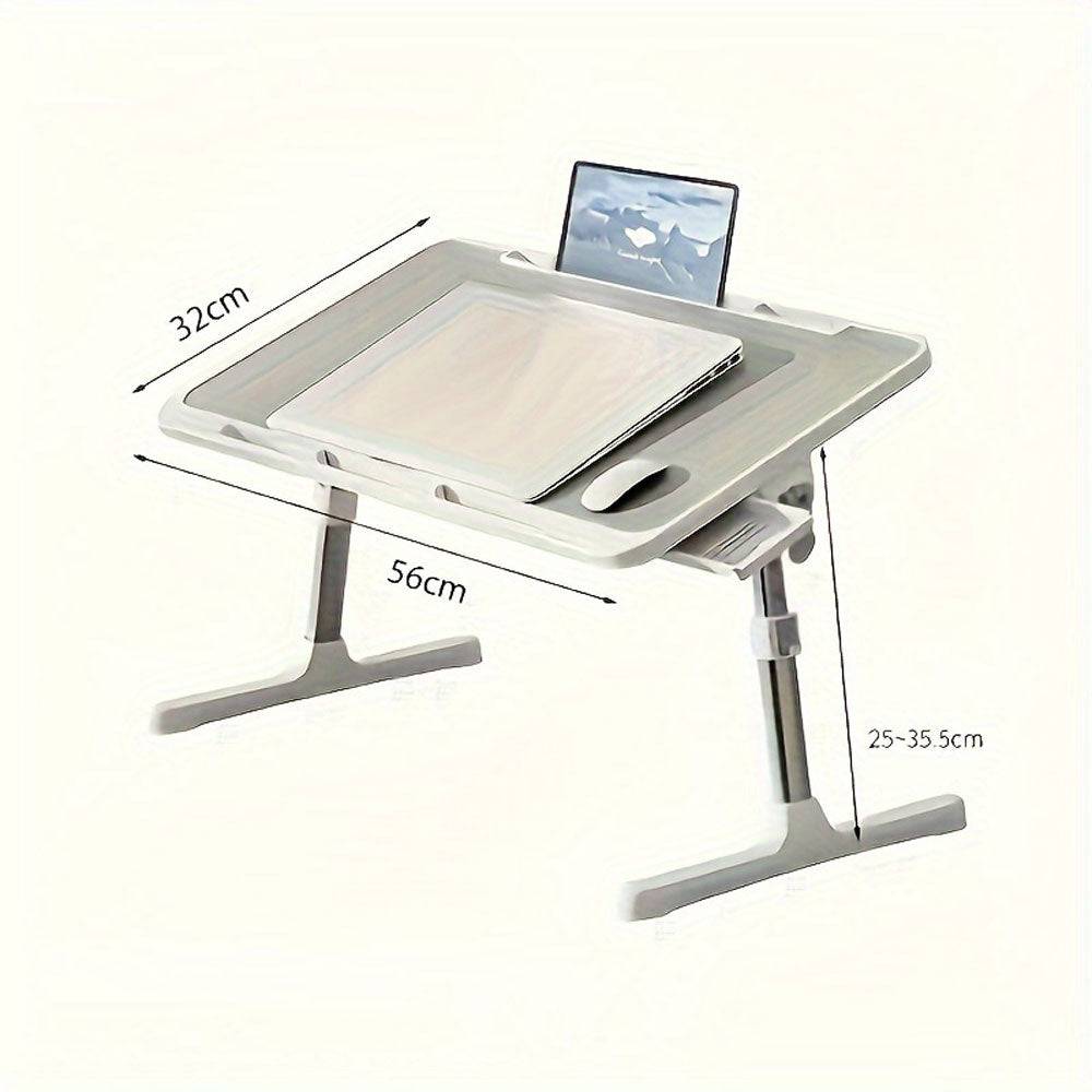 Support d'Ordinateur Ajustable pour Lit avec Espace de Rangement - Support Innovant