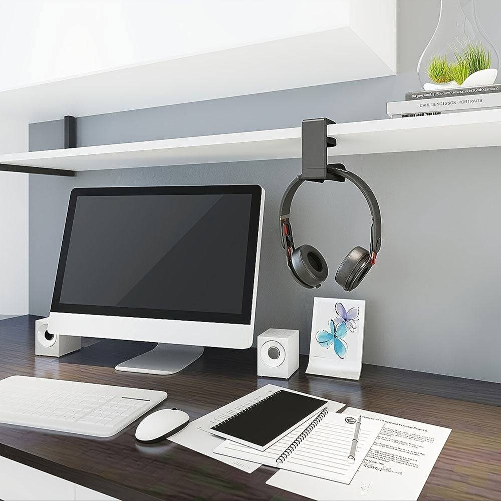 Support de Casque Rotatif pour Bureau avec Fixation Pratique - Support Innovant