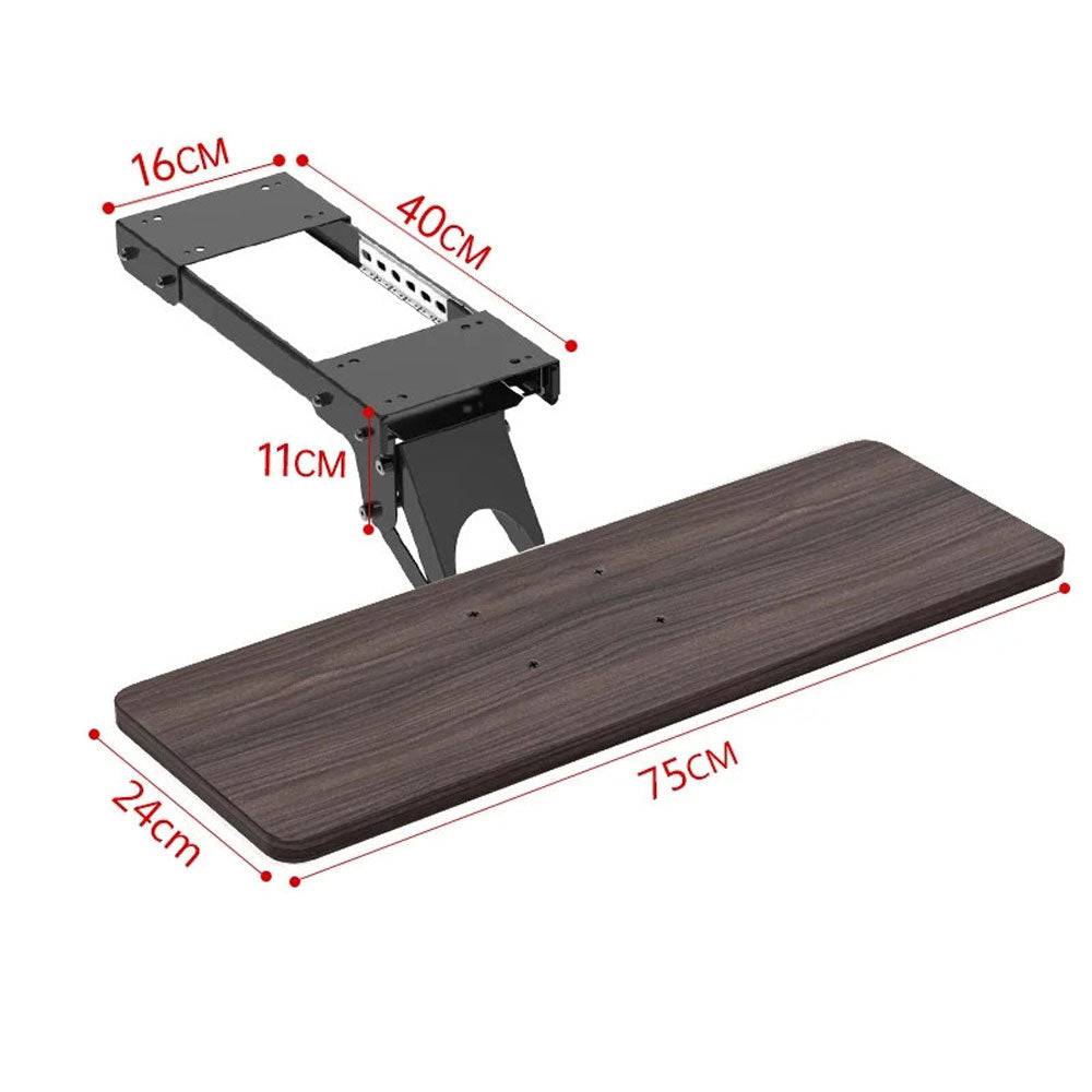 Support de Clavier Ergonomique Ajustable sous Bureau - Support Innovant