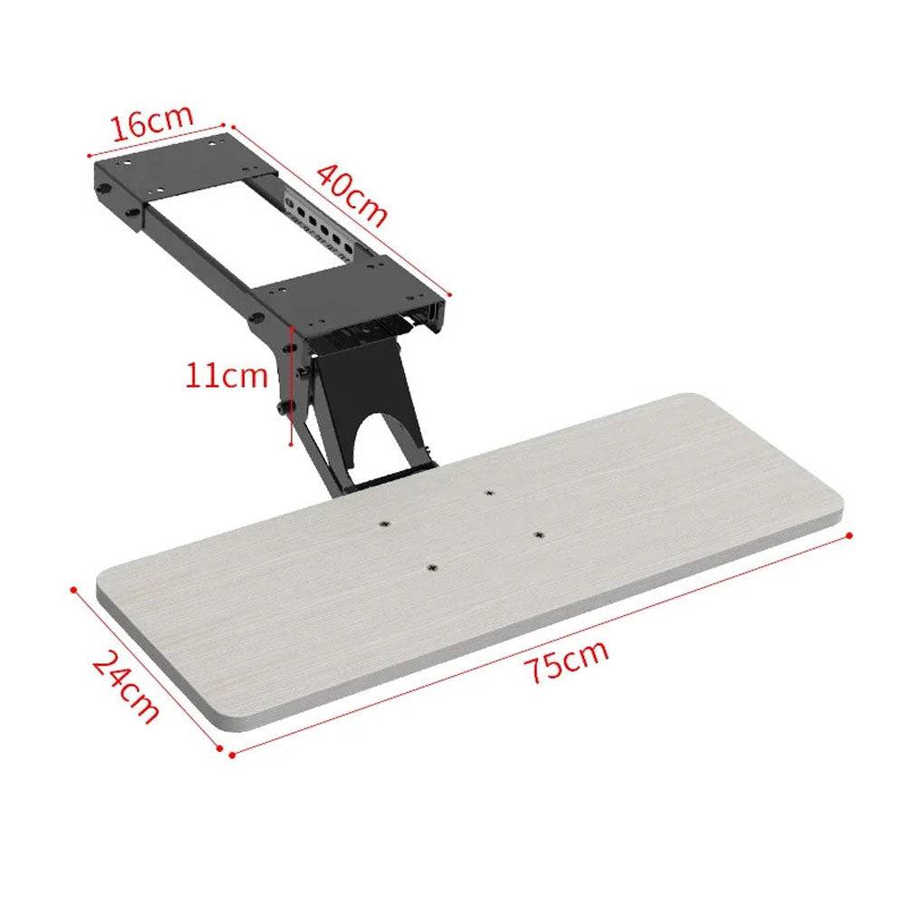 Support de Clavier Ergonomique Ajustable sous Bureau - Support Innovant