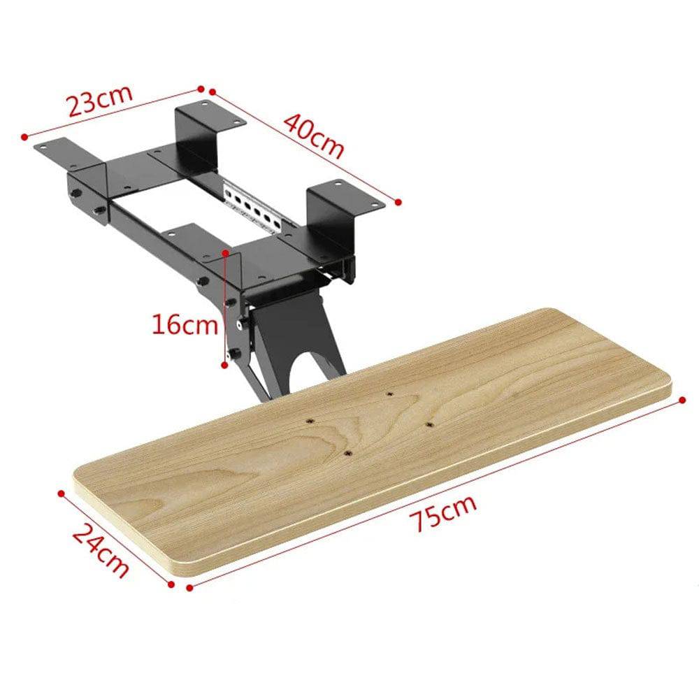 Support de Clavier Ergonomique Ajustable sous Bureau - Support Innovant