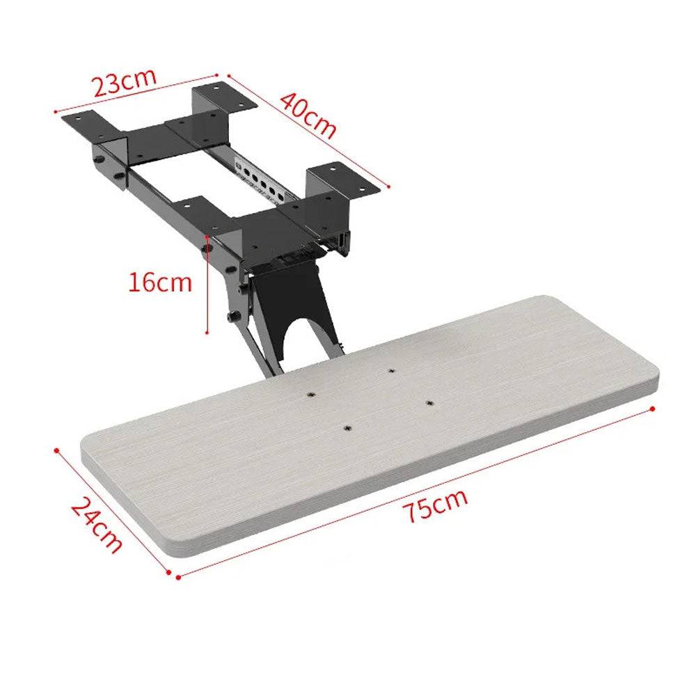 Support de Clavier Ergonomique Ajustable sous Bureau - Support Innovant