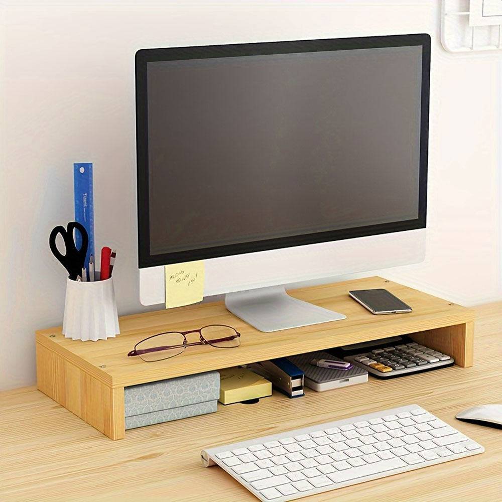 Support de Moniteur avec Rangement Intégré pour Bureau - Support Innovant