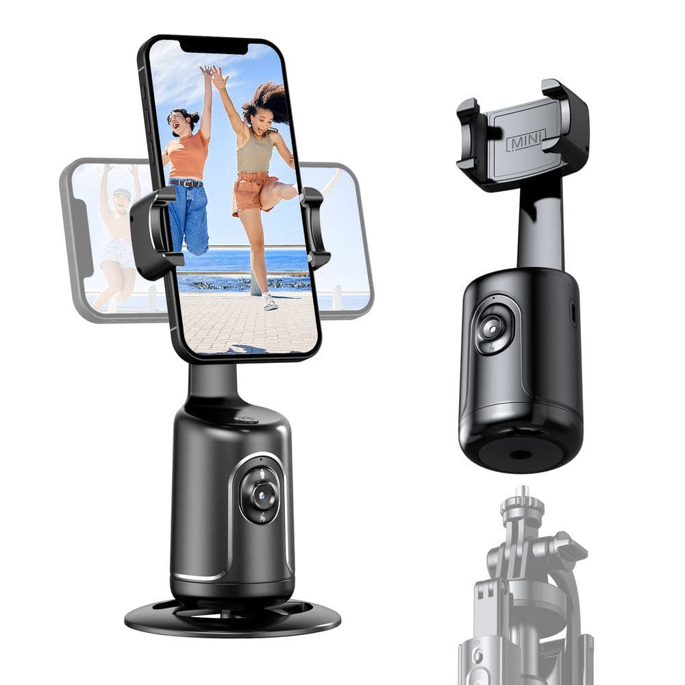 Support de Smartphone Intelligent Rotatif 360° pour Selfies - Support Innovant