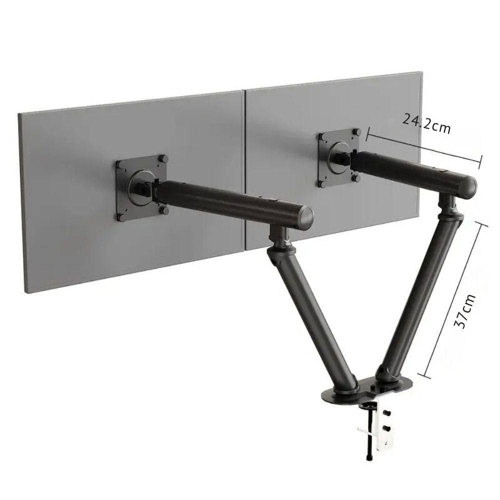 Support double ajustable pour écrans de bureau - Support Innovant