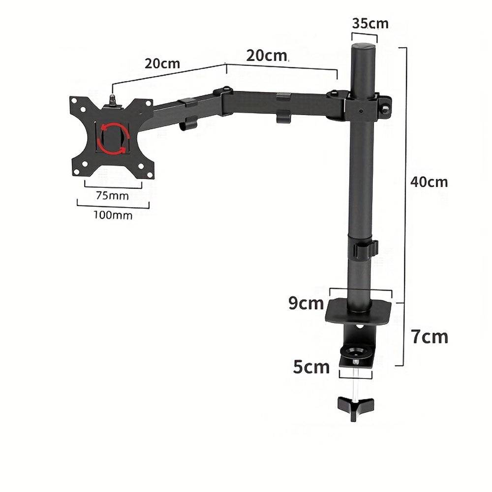 Support double écran ajustable - Ergonomique et flexible - Support Innovant