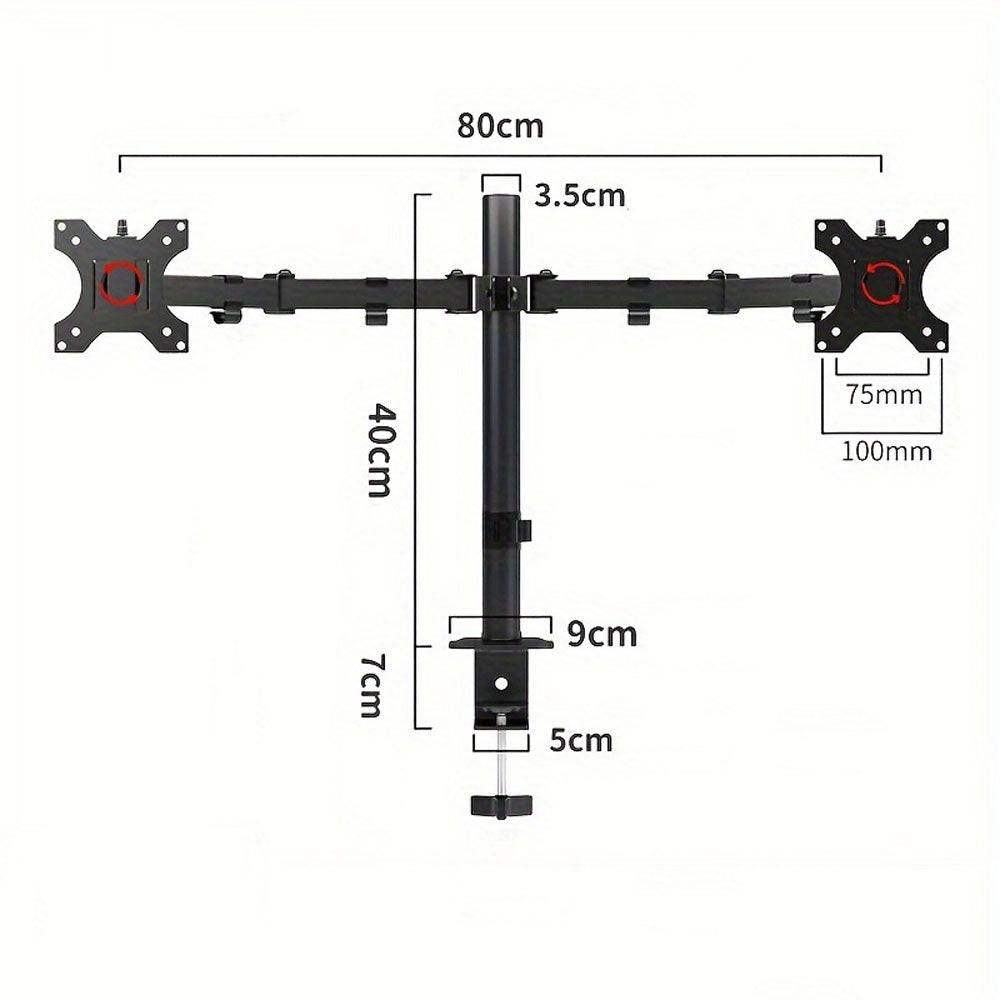 Support double écran ajustable - Ergonomique et flexible - Support Innovant