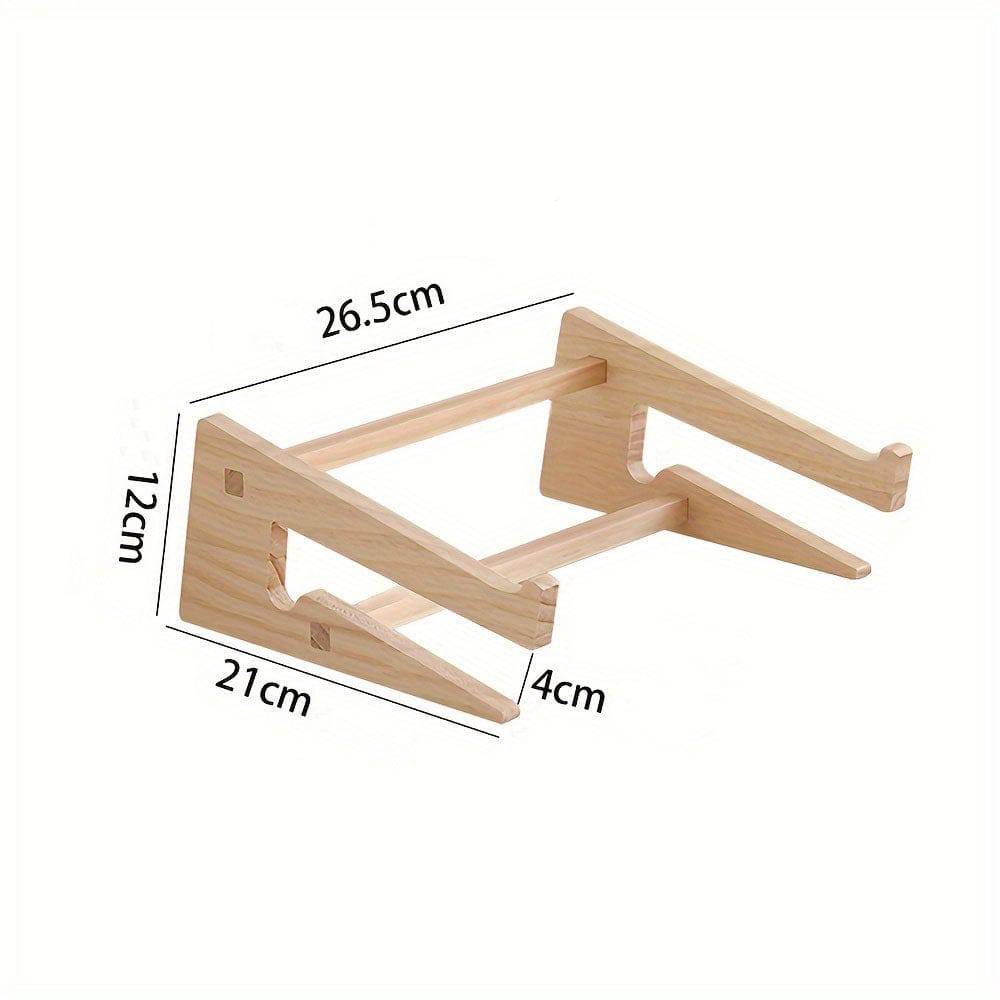 Support en Bois Ergonomique pour Clavier et Ordinateur Portable - Support Innovant
