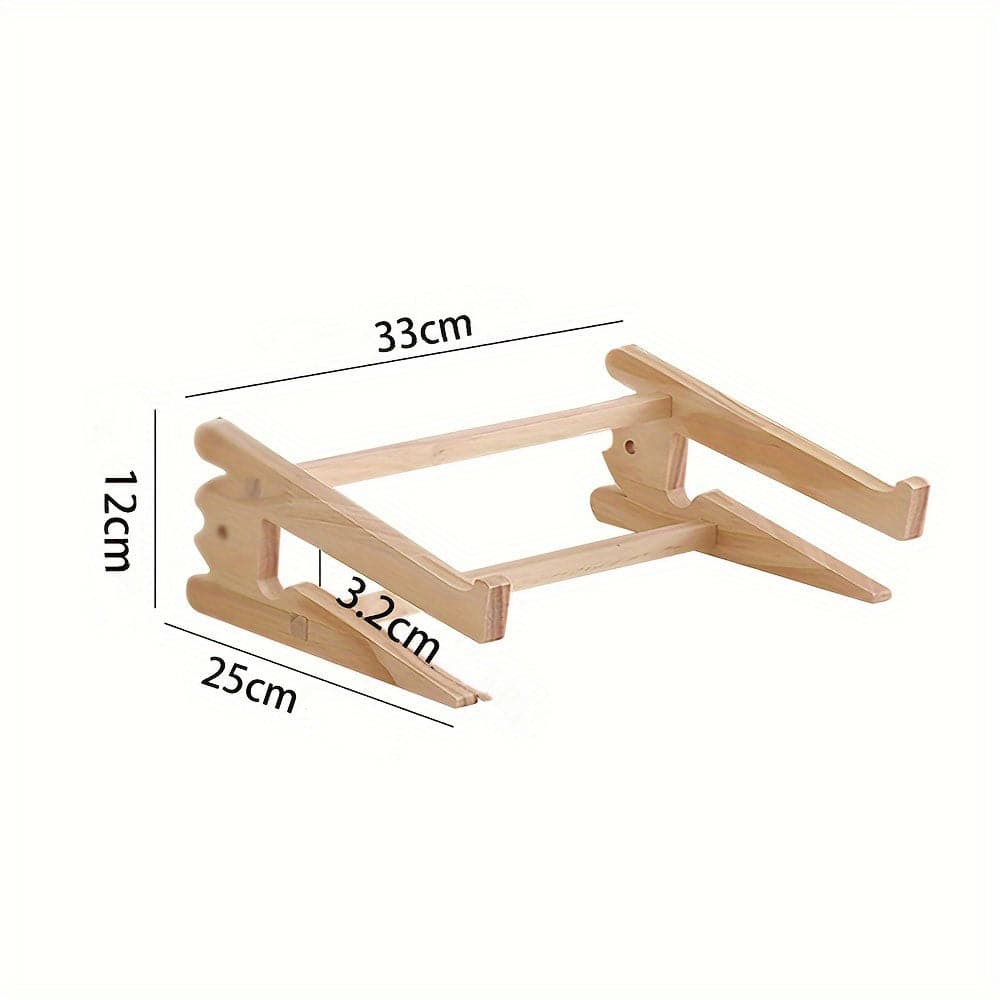 Support en Bois Ergonomique pour Clavier et Ordinateur Portable - Support Innovant