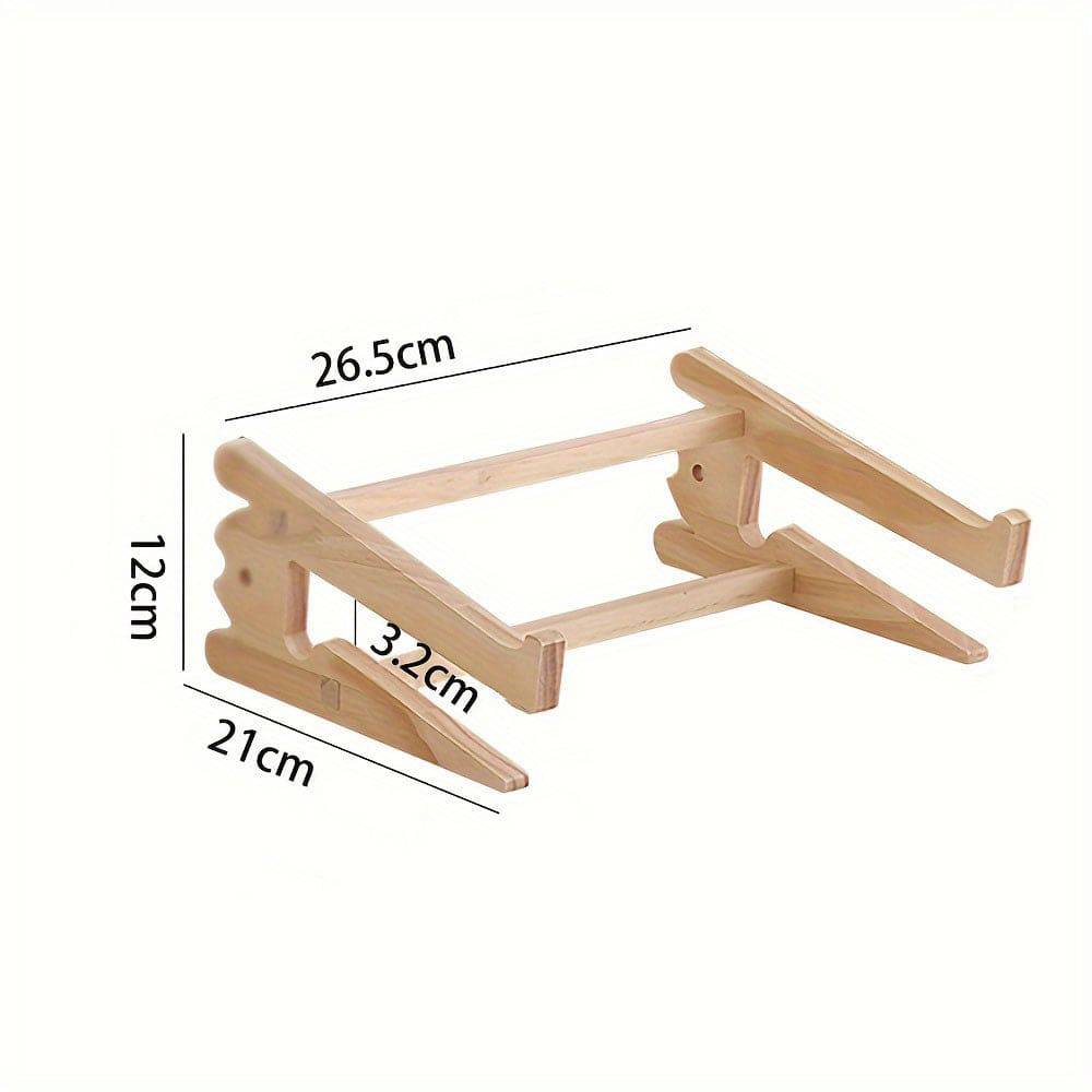 Support en Bois Ergonomique pour Clavier et Ordinateur Portable - Support Innovant