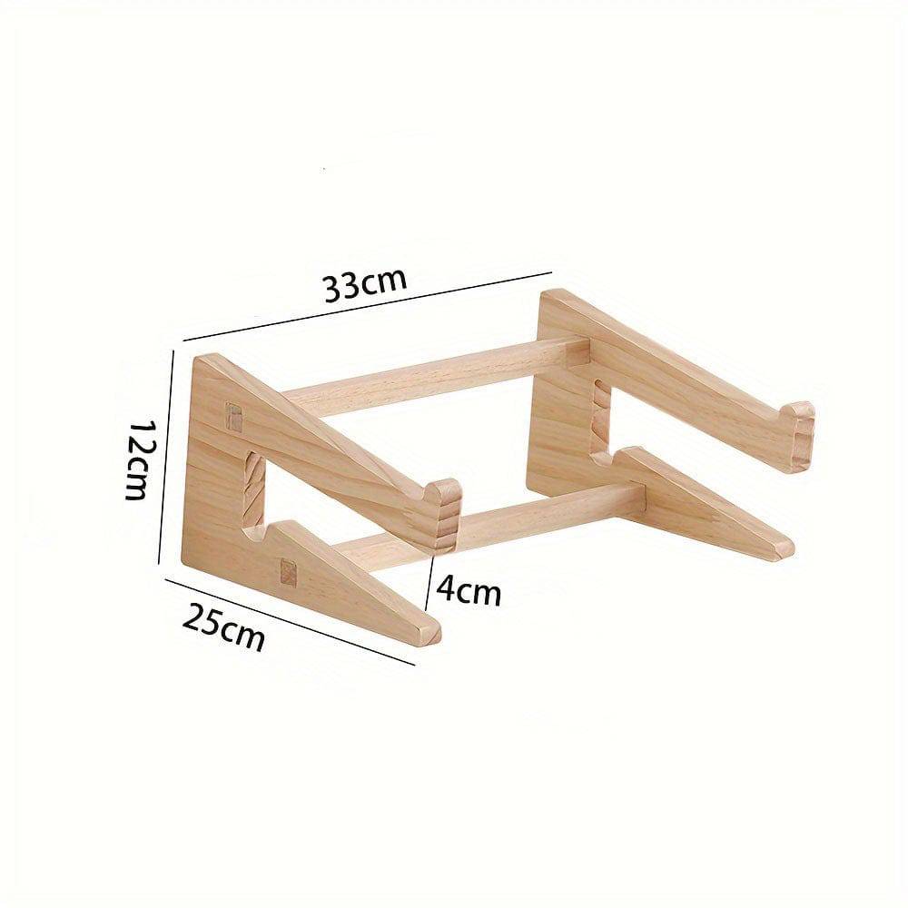 Support en Bois Ergonomique pour Clavier et Ordinateur Portable - Support Innovant