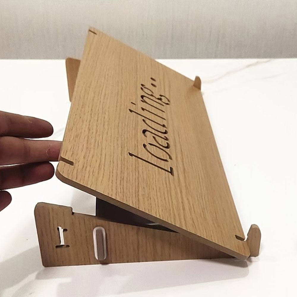 Support ergonomique pour clavier en bois – Élégance naturelle - Support Innovant