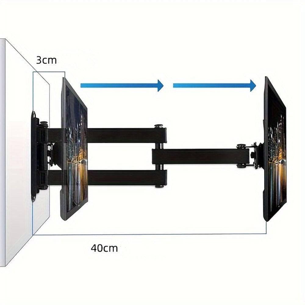 Support mural extensible pour écran PC avec bras pivotant 40 cm - Support Innovant