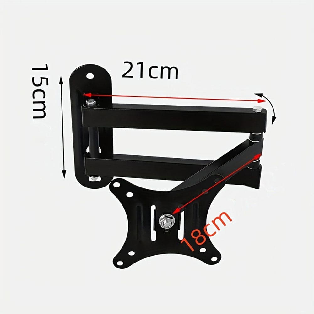 Support mural extensible pour écran PC avec bras pivotant 40 cm - Support Innovant