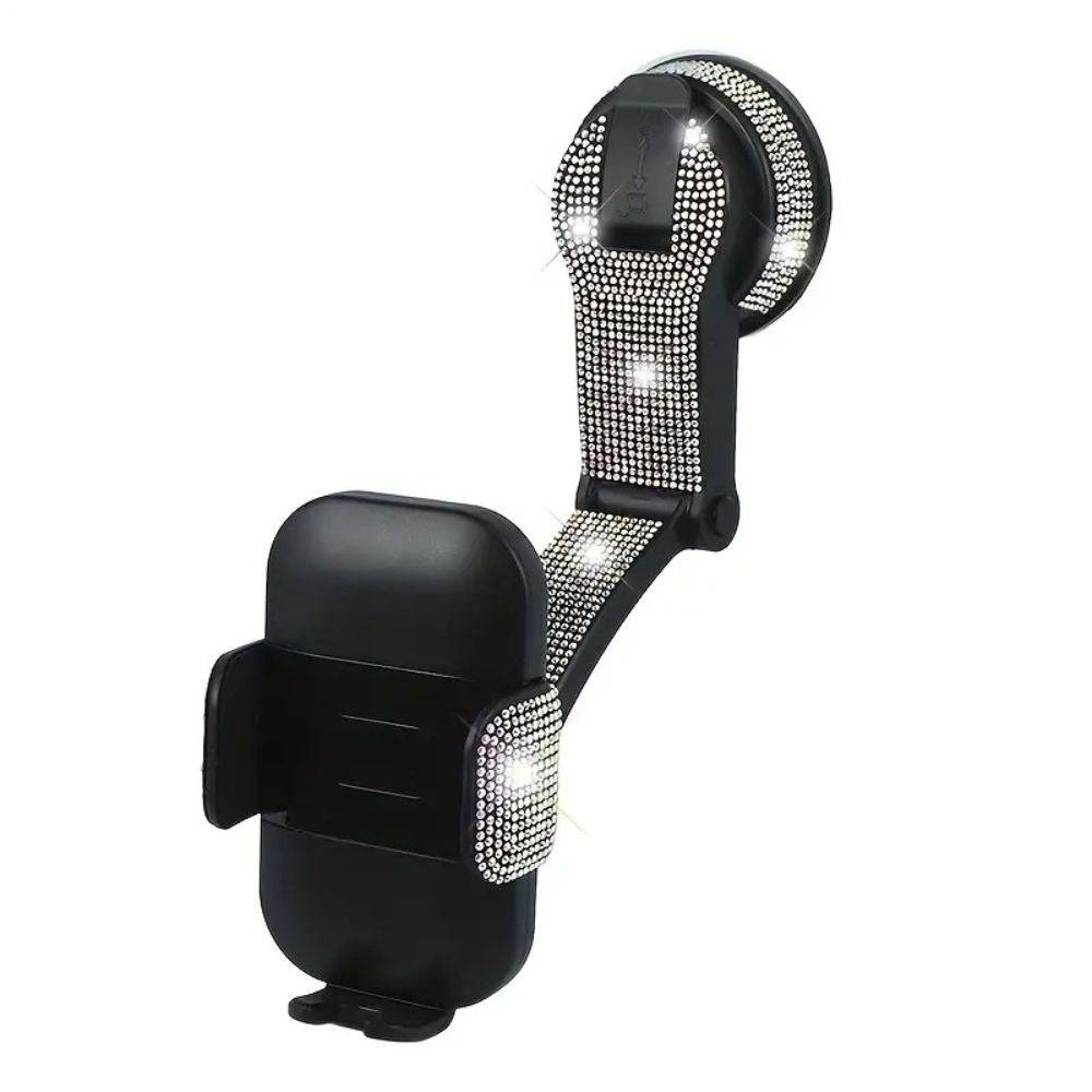 Support de téléphone pour voiture en strass, élégant et sécurisé - Support Innovant
