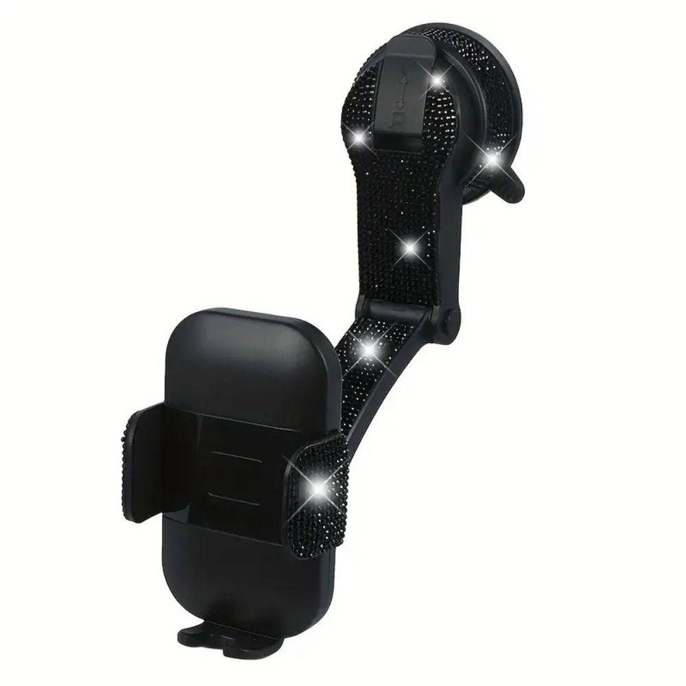 Support de téléphone pour voiture en strass, élégant et sécurisé - Support Innovant