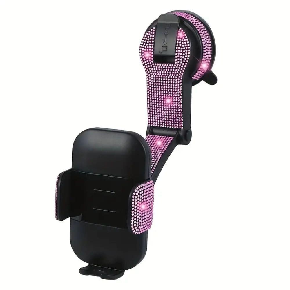 Support de téléphone pour voiture en strass, élégant et sécurisé - Support Innovant