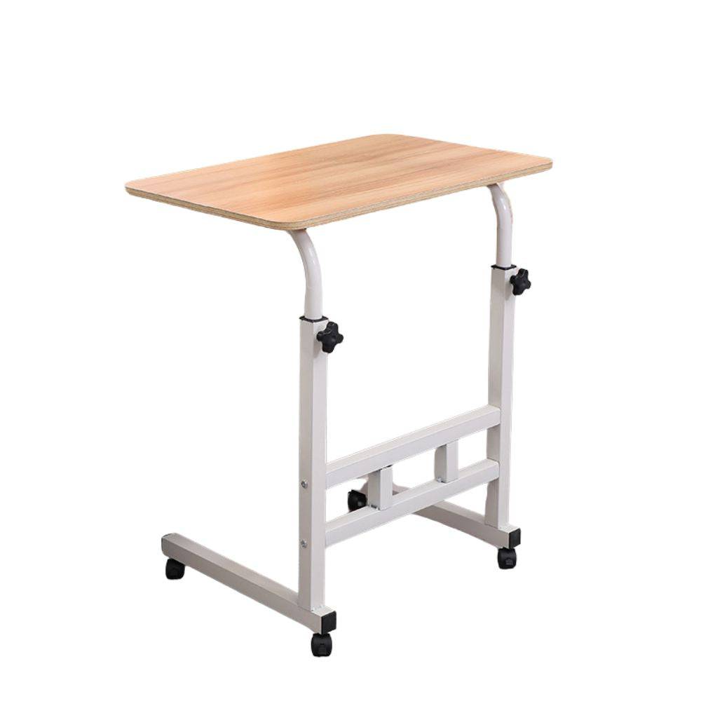 Table de Lit Réglable avec Roulettes - Bureau d'Appoint Multifonction - Support Innovant