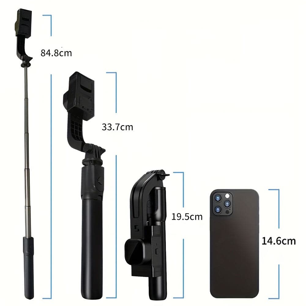 Trépied Selfie Compact et Portable avec Télécommande - Support Innovant