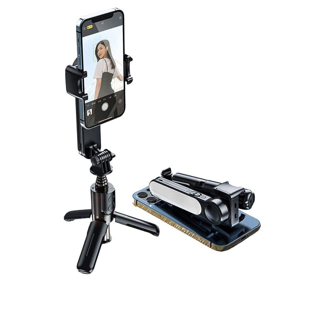 Trépied selfie rotatif 360° avec télécommande sans fil - Support Innovant
