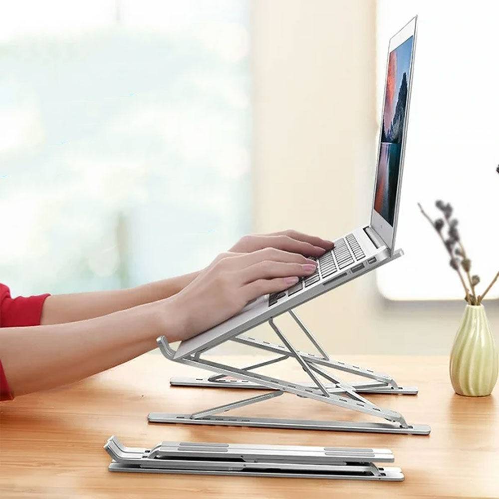 Support de Portable Ergonomique Ajustable et Pliable - Support Innovant