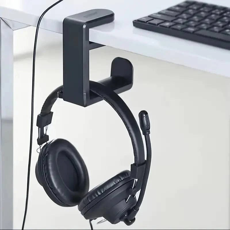 Support de Casque Rotatif pour Bureau avec Fixation Pratique - Support Innovant