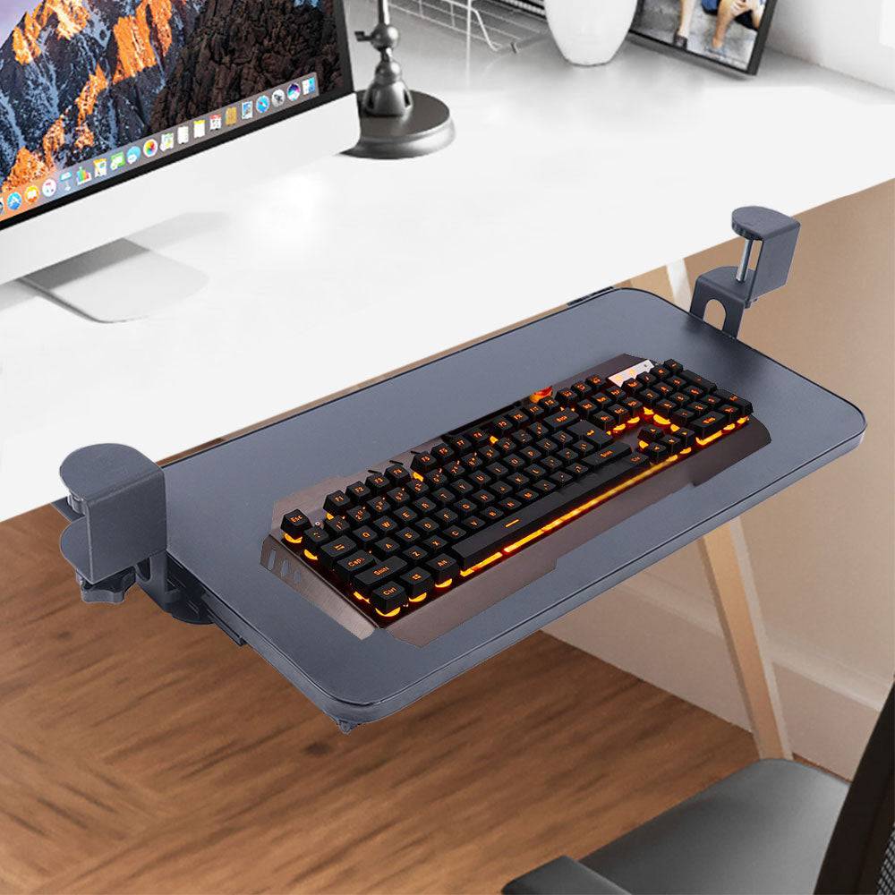 Support Coulissant de Clavier Ergonomique pour Bureau - Support Innovant