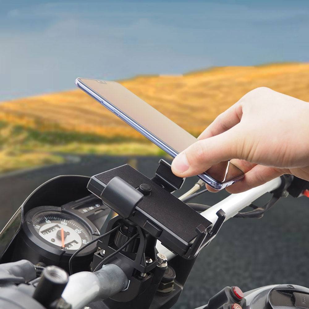 Support Porte-Téléphone pour Moto avec Fixation Sécurisée - Support Innovant