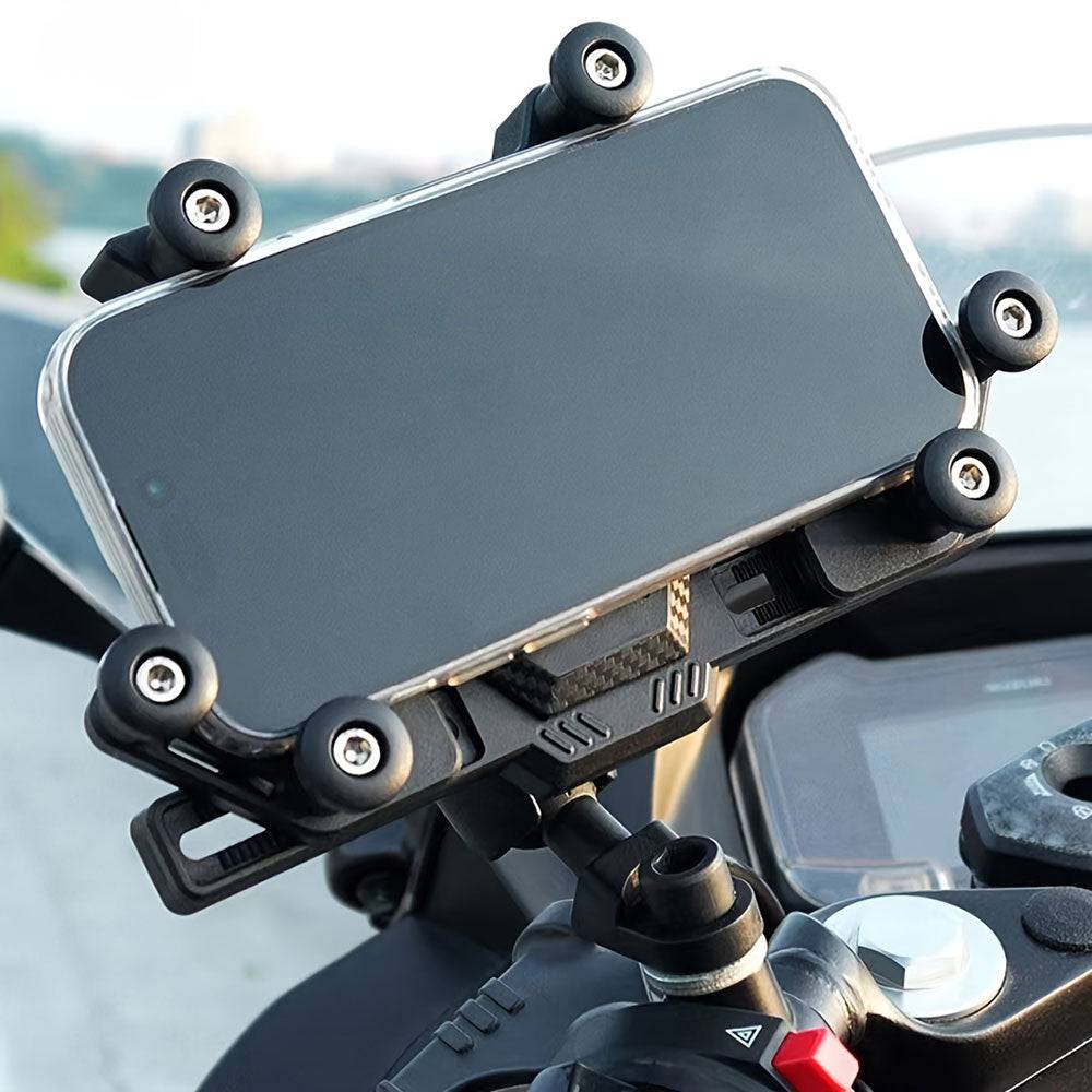 Support Téléphone Moto Antivibrations - Fixation Solide - Support Innovant