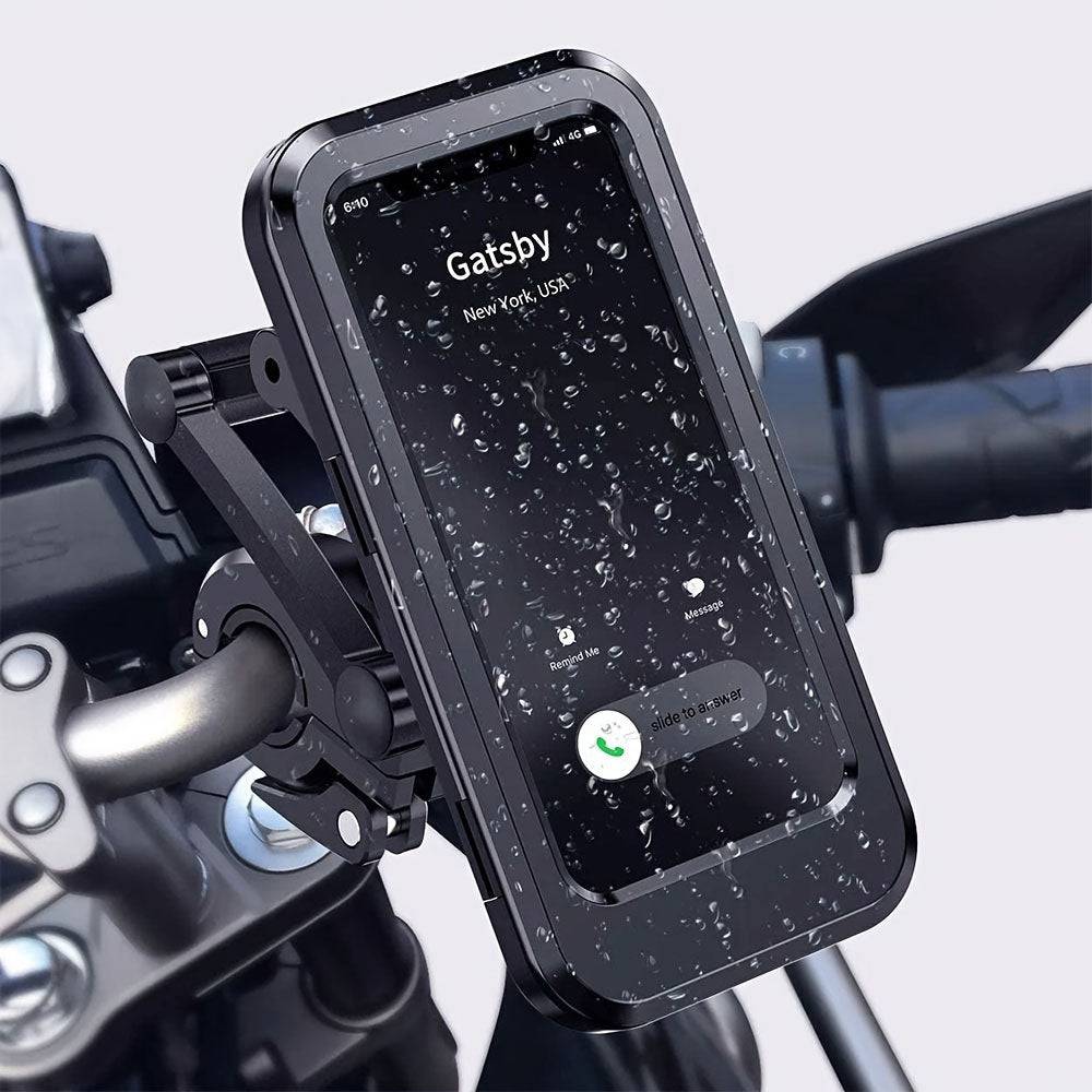 Support Téléphone Moto Universel, Fixation Guidon et Rotation 360° - Support Innovant