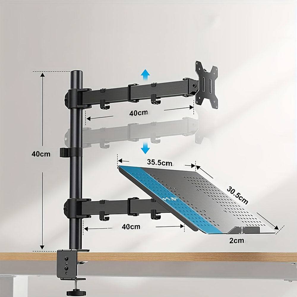 Support de moniteur et ordinateur portable ajustable et ergonomique - Support Innovant