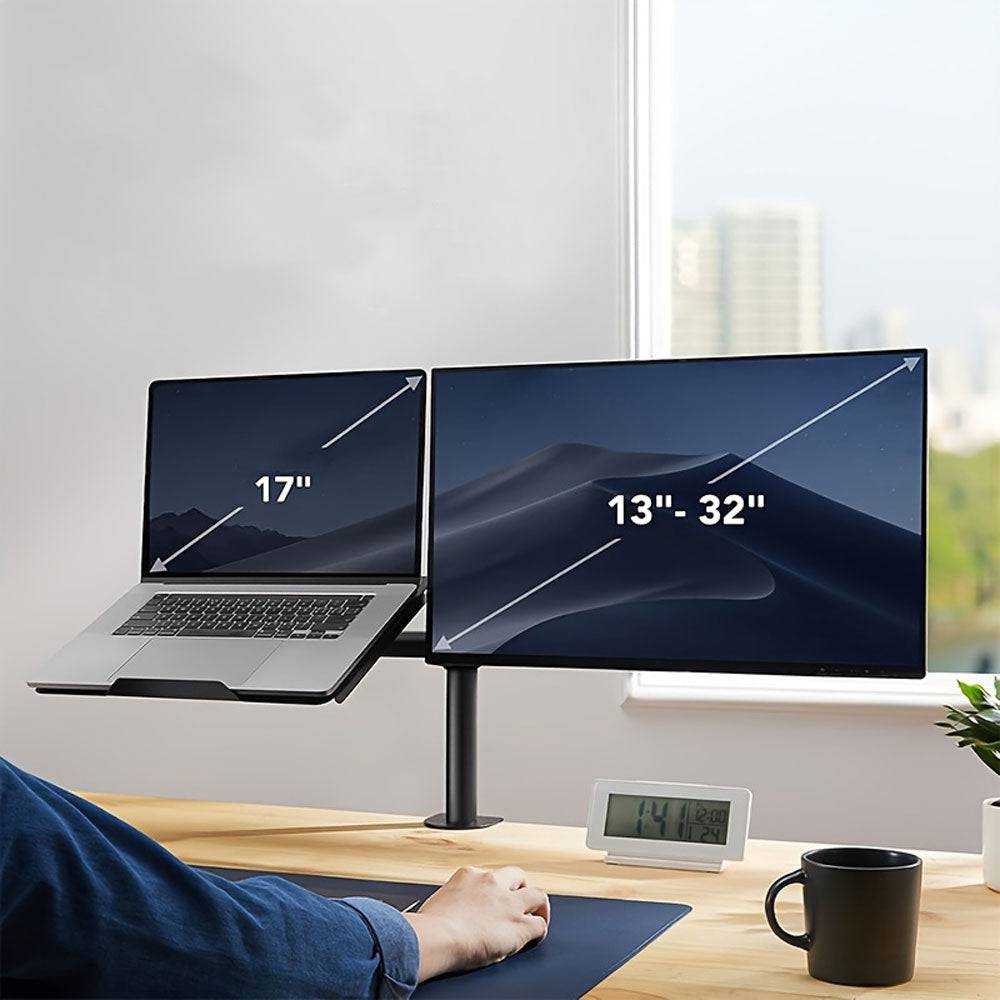 Support de moniteur et ordinateur portable ajustable et ergonomique - Support Innovant