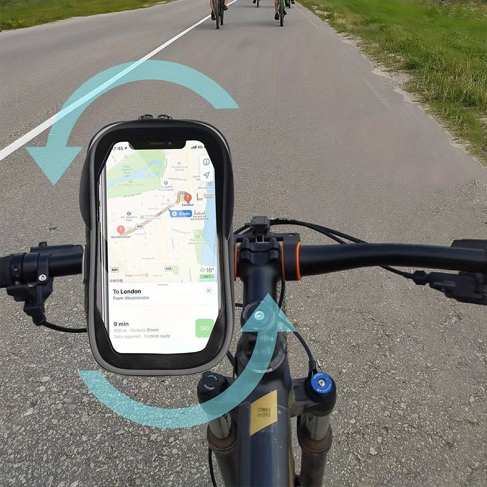 Support de smartphone pour vélo rotatif et sécurisé - Support Innovant