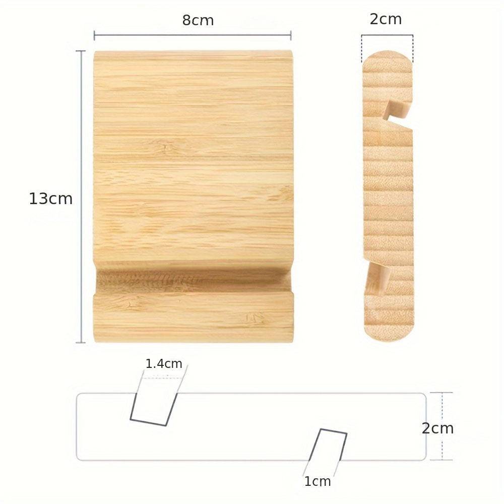 Support en bois ergonomique pour téléphone portable - Support Innovant