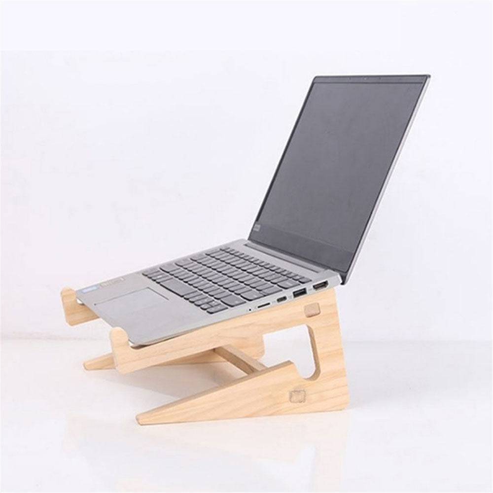 Support ergonomique en bois pour ordinateur portable - Support Innovant